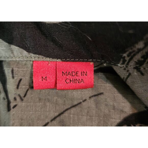 Hugo by Hugo Boss Short Sleeve Tropics Print Button Down Shirt Size Medium - Picture 6 of 8